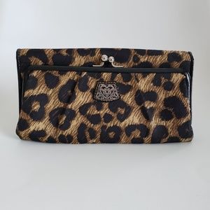 Brighton Heart Animal Print Wallet Clutch